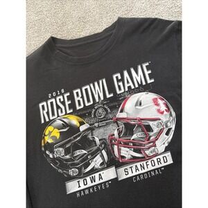 2016 Rose Bowl Iowa Hawkeyes Stanford Cardinal Football T-Shirt Medium